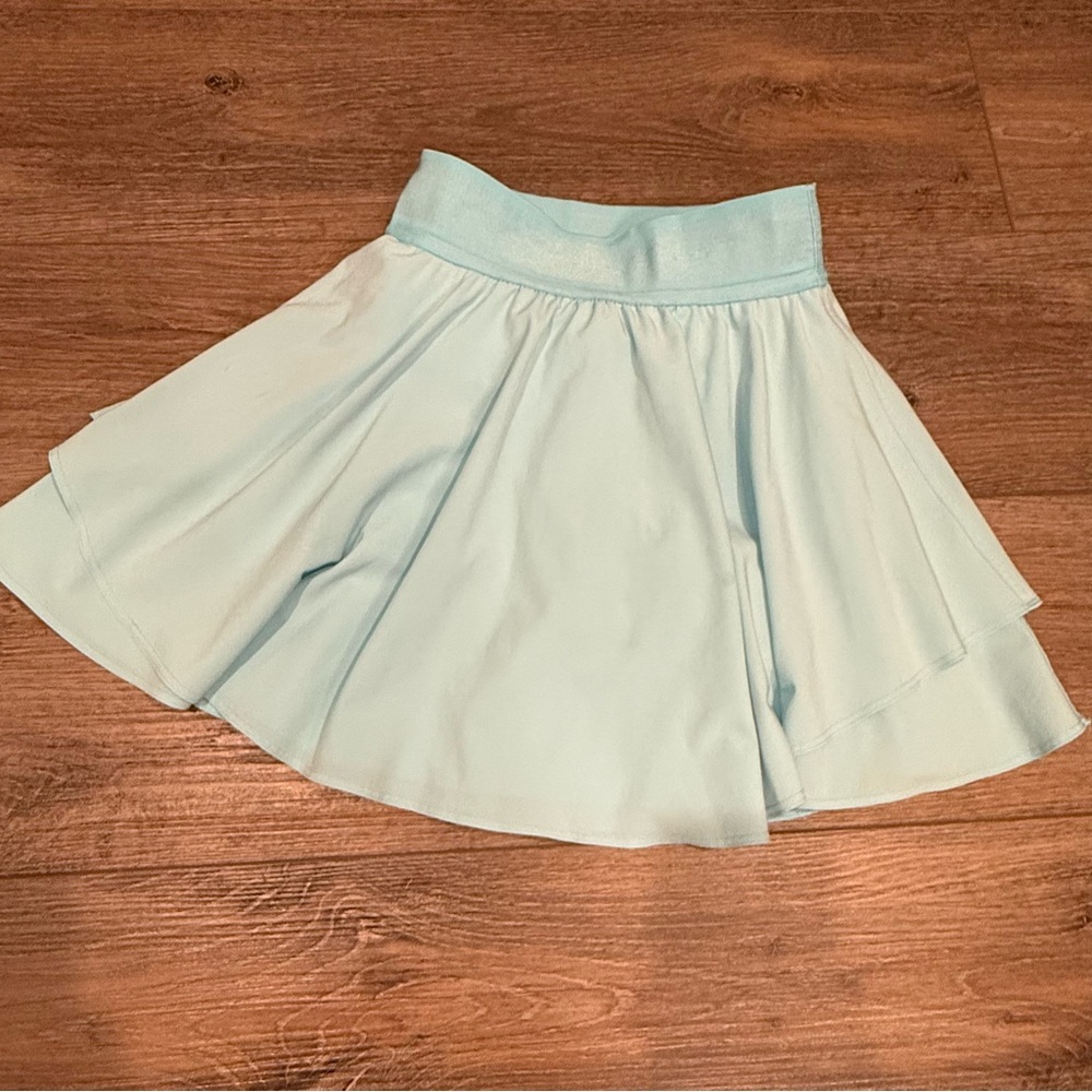 Lululemon Court Rival High-Rise Cyan Blue Skirt